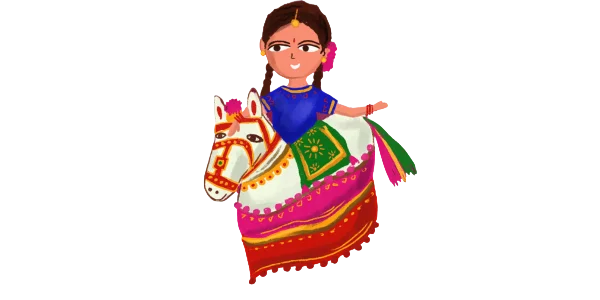 poikal kudhirai art